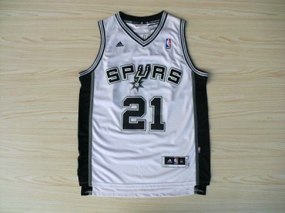 Maillot De Basket San Antonio Spurs Tim Duncan 21 Tissus Sportif Fans Edition Blanc